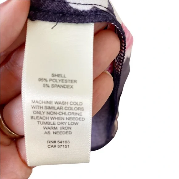 Eliza J Presidential Blue Day Floral Off Shoulder Sheath Dress 4 - Picture 9 of 9